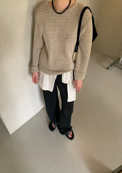 E09 休閒皺皺褲2