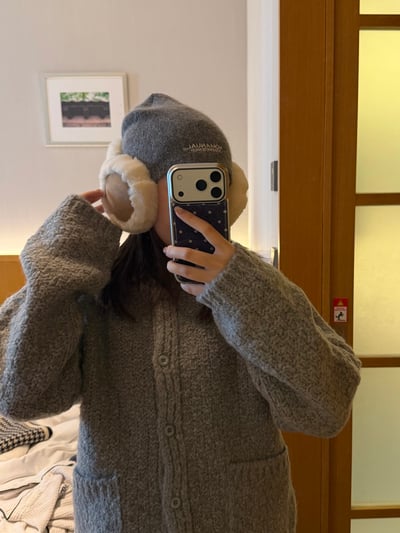 De28 羊駝毛翻領針織6