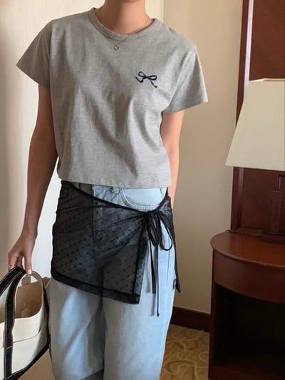 A004 今年一定要有一件的蝴蝶結t3