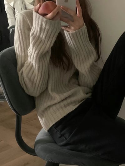 F13 坑紋羊毛毛衣9