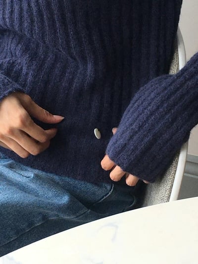 F13 坑紋羊毛毛衣5