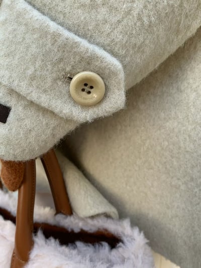 De11 羊毛手工中長款大衣9