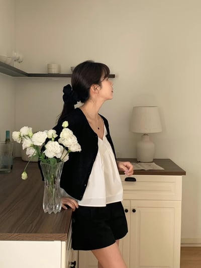 春夏圓領小開衫6