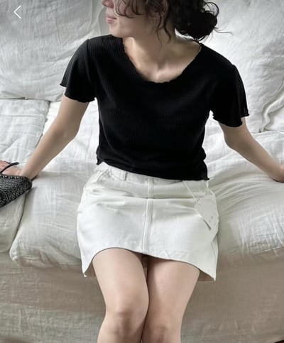 Mm12 輕薄木耳邊上衣7