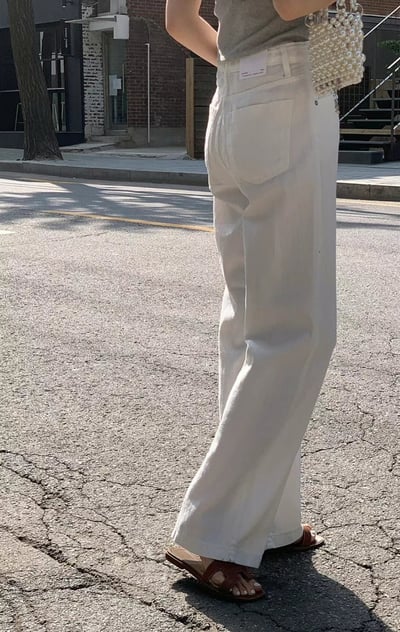 Mm24 (best!)回歸款薄料柔軟直筒牛仔褲2