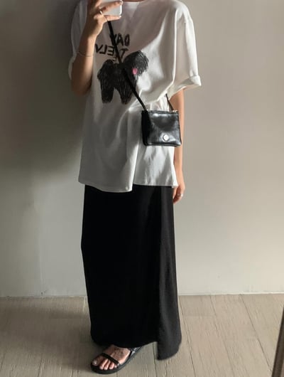 J15 棉質綁帶長裙1