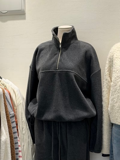 De23 立領搖粒絨上衣1