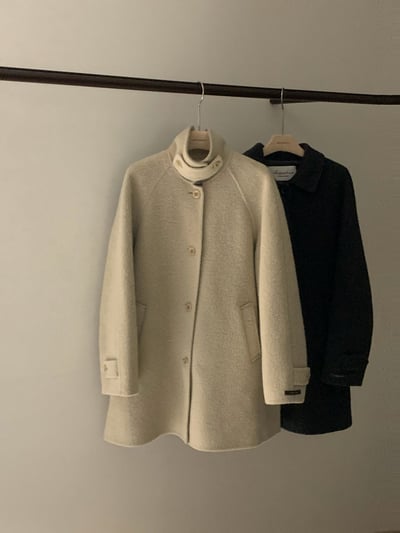 De11 羊毛手工中長款大衣10