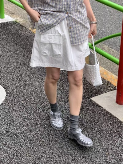 Ap02 鬆緊口袋裙7