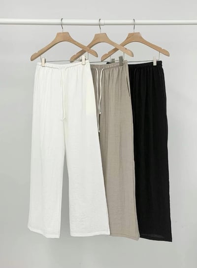 J09 綁帶日常休閒褲6