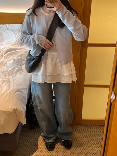 Ap19 荷葉下擺上衣4