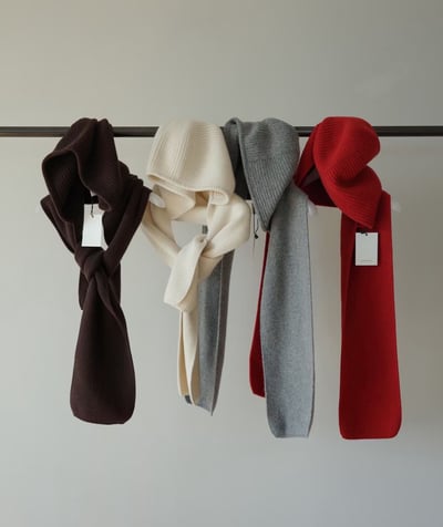 De02 針織連帽圍脖8