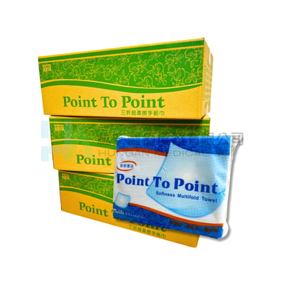 【奈芙P&LIFE】點對點擦手紙巾 20包/箱 台灣製 擦手巾1