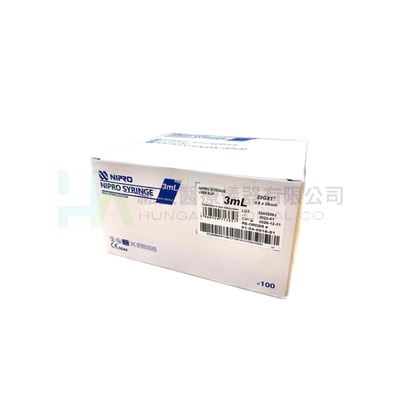 【NIPRO】 3cc 23G*1'' (印製)1