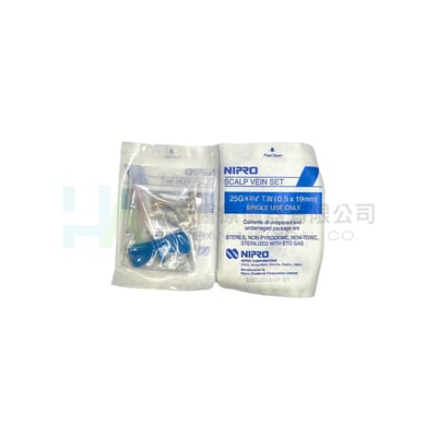 【NIPRO】頭皮針 25G*3/4'' 50支/盒2
