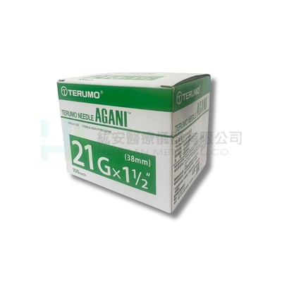 Terumo 21G針頭1 1/22