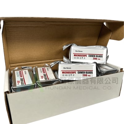 蓋玻片18x18 (顯微鏡專用) 生物實驗 玻片 顯微鏡耗材5