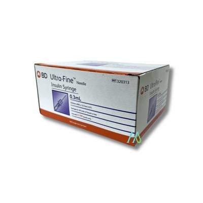 【BD】 胰島素針0.3cc 29G*1/2 (0.33mm*12.7mm)-3203132