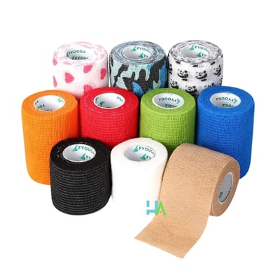【FYOUGA】彩色自黏彈性繃帶 動物用彩色繃帶1