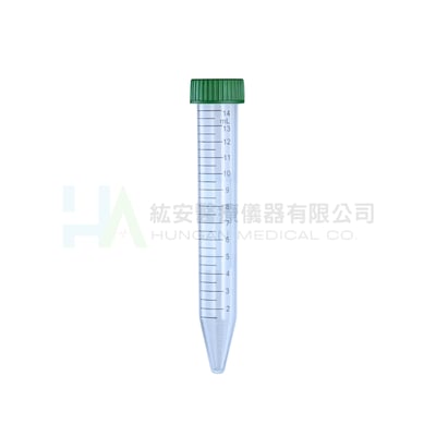 15ml 綠蓋離心管-滅菌 單一包裝 (50支/包)1