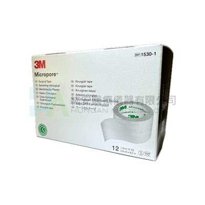 【3M】透氣膠帶 12捲/盒1