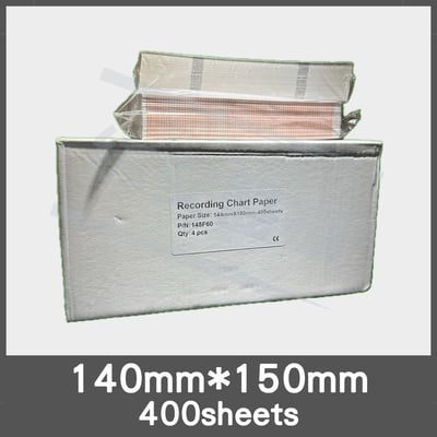 心電圖紙(140mm*150mm-400sheets)EKG ECG 心電圖紀錄紙1