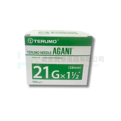 Terumo 21G針頭1 1/21