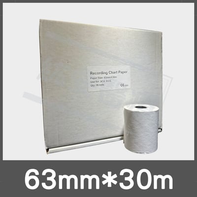 心電圖紙捲(63mm*30m) EKG ECG 心電圖紀錄紙1