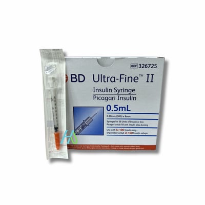 【BD】 胰島素針 0.5cc 30G*5/16(0.30mm*8mm)-3267251