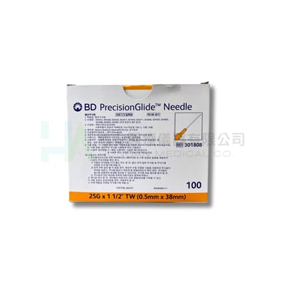 【BD】BD 25G針頭*1 1/2-3018081