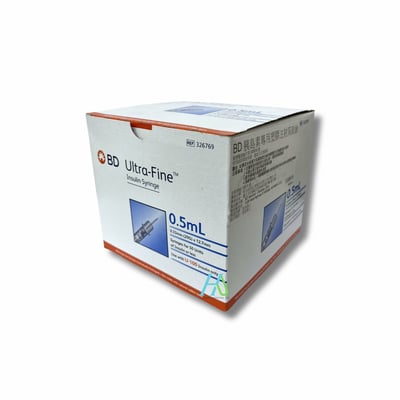 【BD】 胰島素針 0.5cc 29G*1/2(0.33mm*12.7mm)-3267692