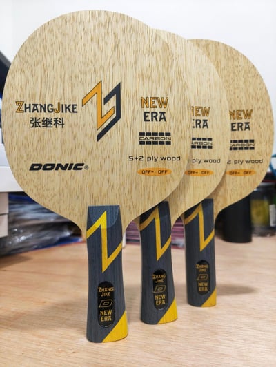【DONIC】張繼科 代言底板 紅張 黃張3