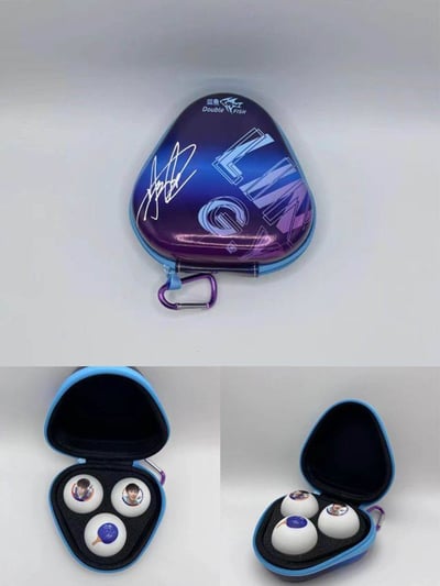 【雙魚 】巴黎奧運紀念款 硬殼球盒 (含三顆比賽球)4