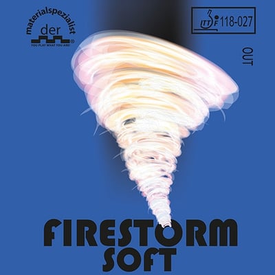 【 Der Materialspezialist 】德國材料專家 膠皮 短顆粒 - Firestorm Soft1