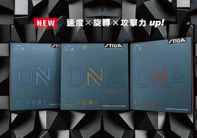 【STIGA】DNA HYBRID M H XH 混動DNA 微黏性蛋糕海綿膠皮1