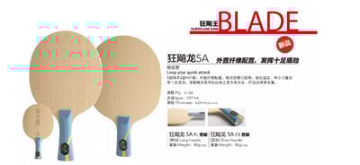 【紅雙喜】狂飆龍 5A 外置黃芳碳 馬龍外置2