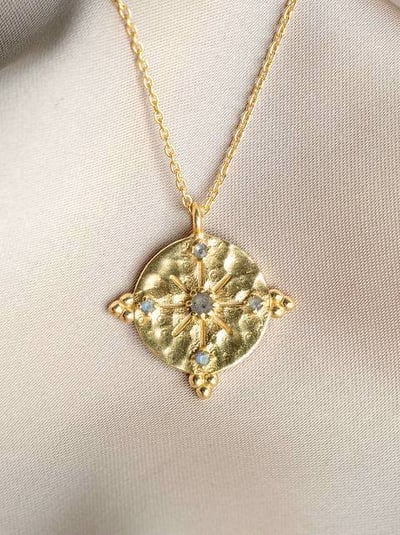 [預購］🧭羅盤玫瑰鍍金項鍊1