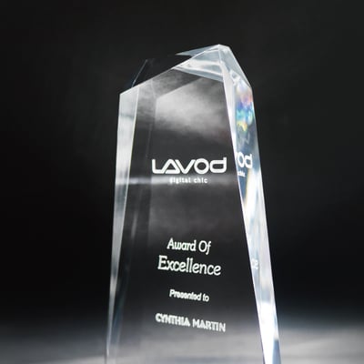 【壓克力獎牌／獎座】客製化∣金石輝耀2