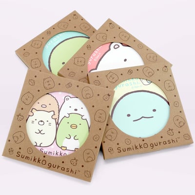 【陶瓷吸水杯墊】角落生物 官方正版授權 l 台灣鶯歌胚 (免運組合)1