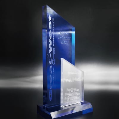 【壓克力獎牌／獎座】客製化∣榮冠高峰3