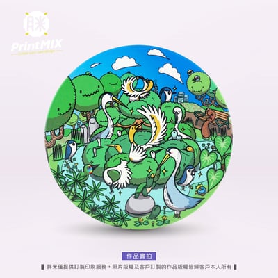 【陶瓷吸水杯墊】圓形無鋼印 ∣ 台灣鶯歌坯 ∣ 客製印刷8