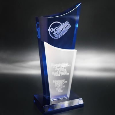 【壓克力獎牌／獎座】客製化∣卓越突破3