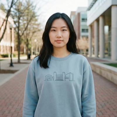 【長袖抗寒大學T】330g經典刷毛厚棉設計5