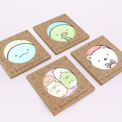 【陶瓷吸水杯墊】角落生物 官方正版授權 l 台灣鶯歌胚 (免運組合)14