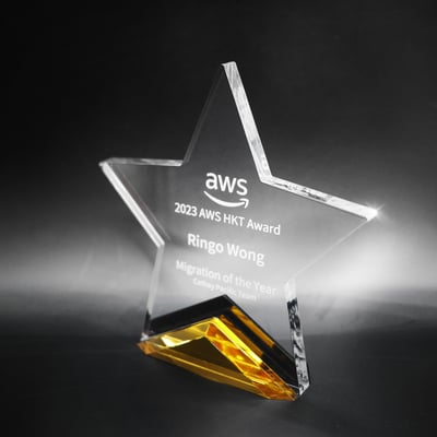 【壓克力獎牌／獎座】客製化∣波峰之星3