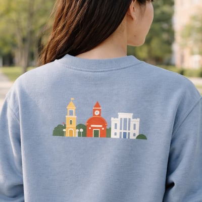 【長袖抗寒大學T】330g經典刷毛厚棉設計4