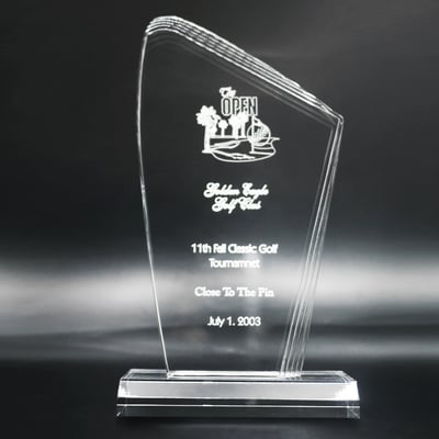 【壓克力獎牌／獎座】客製化∣平步青雲1