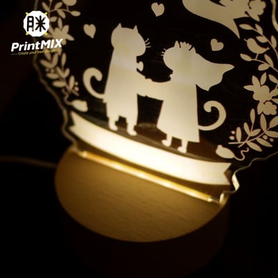 【壓克力造型夜燈】客製印刷8
