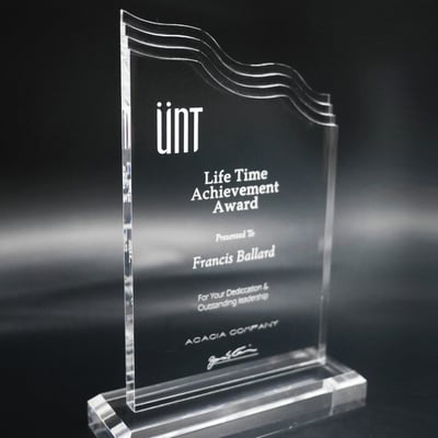 【壓克力獎牌／獎座】客製化∣蒸蒸日上3