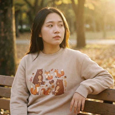 【長袖抗寒大學T】330g經典刷毛厚棉設計1